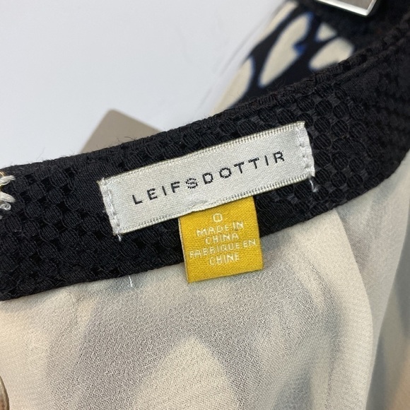 Anthro • Leifsdottir Inked Antonia Silk High Low Skirt - Picture 8 of 14